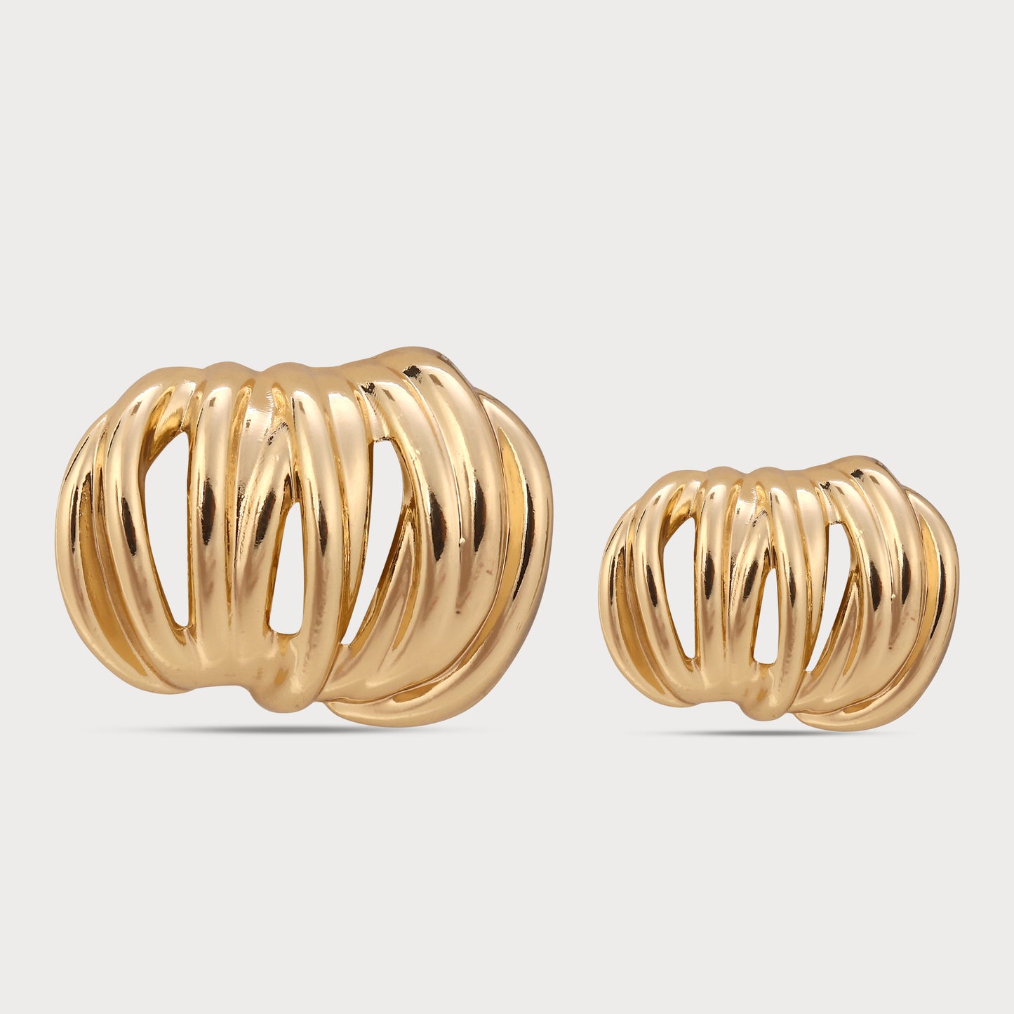 Golden Buttons with Polished Designer Finish