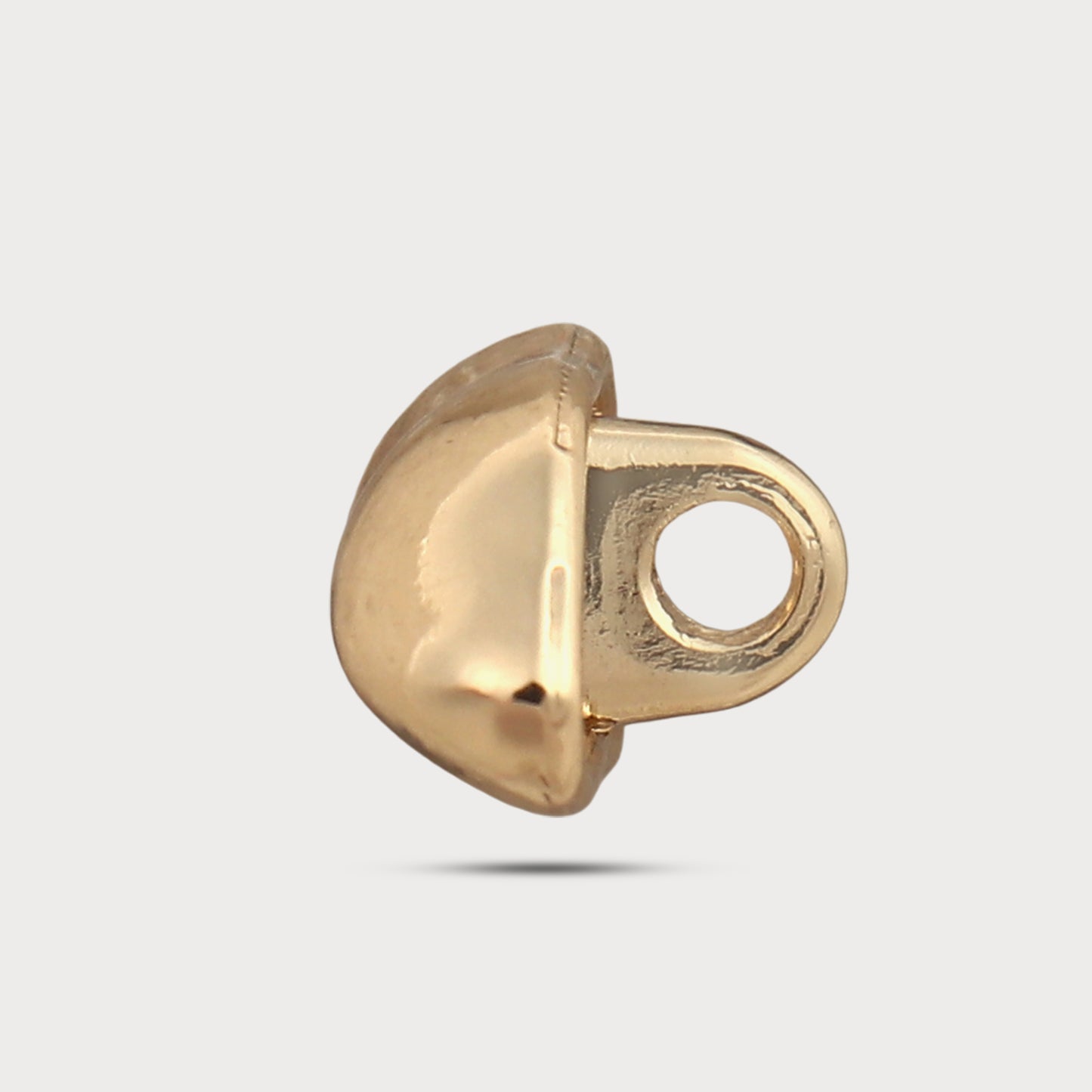 Contemporary Sculpt Metal Button