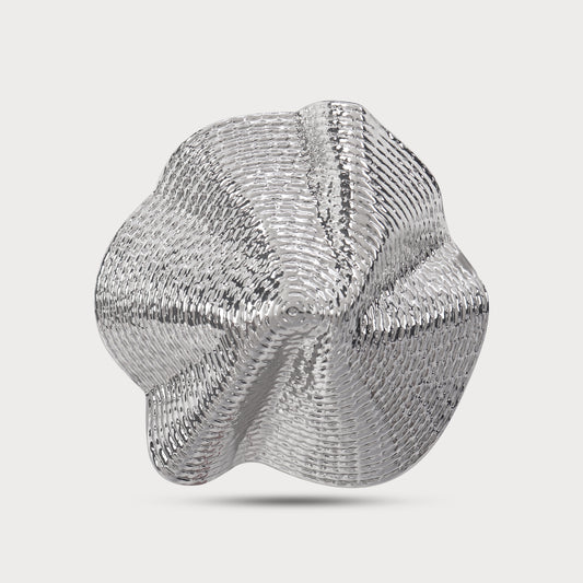 Luxury Oversized Silver Metal Buttons