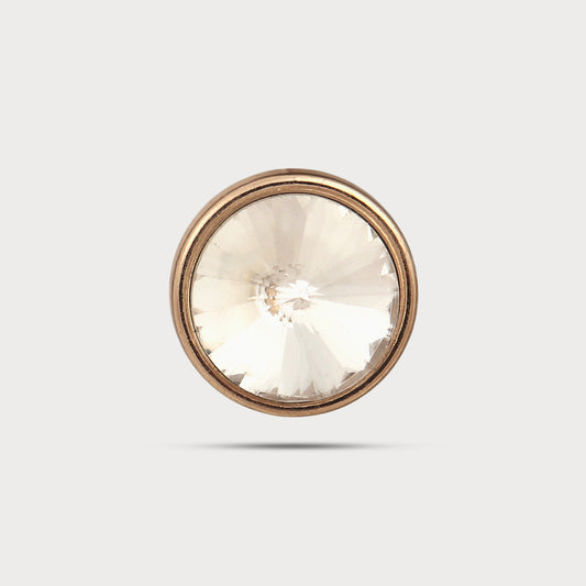Luxury Statement Stone Metal Button