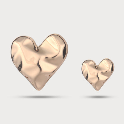 Couture Collection Heart Metal Button