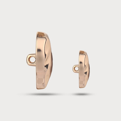 Couture Collection Heart Metal Button