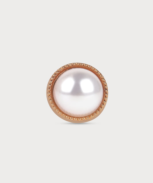 Half Ball Round Pearl Bead Buttons (Pack of 50 Pcs)