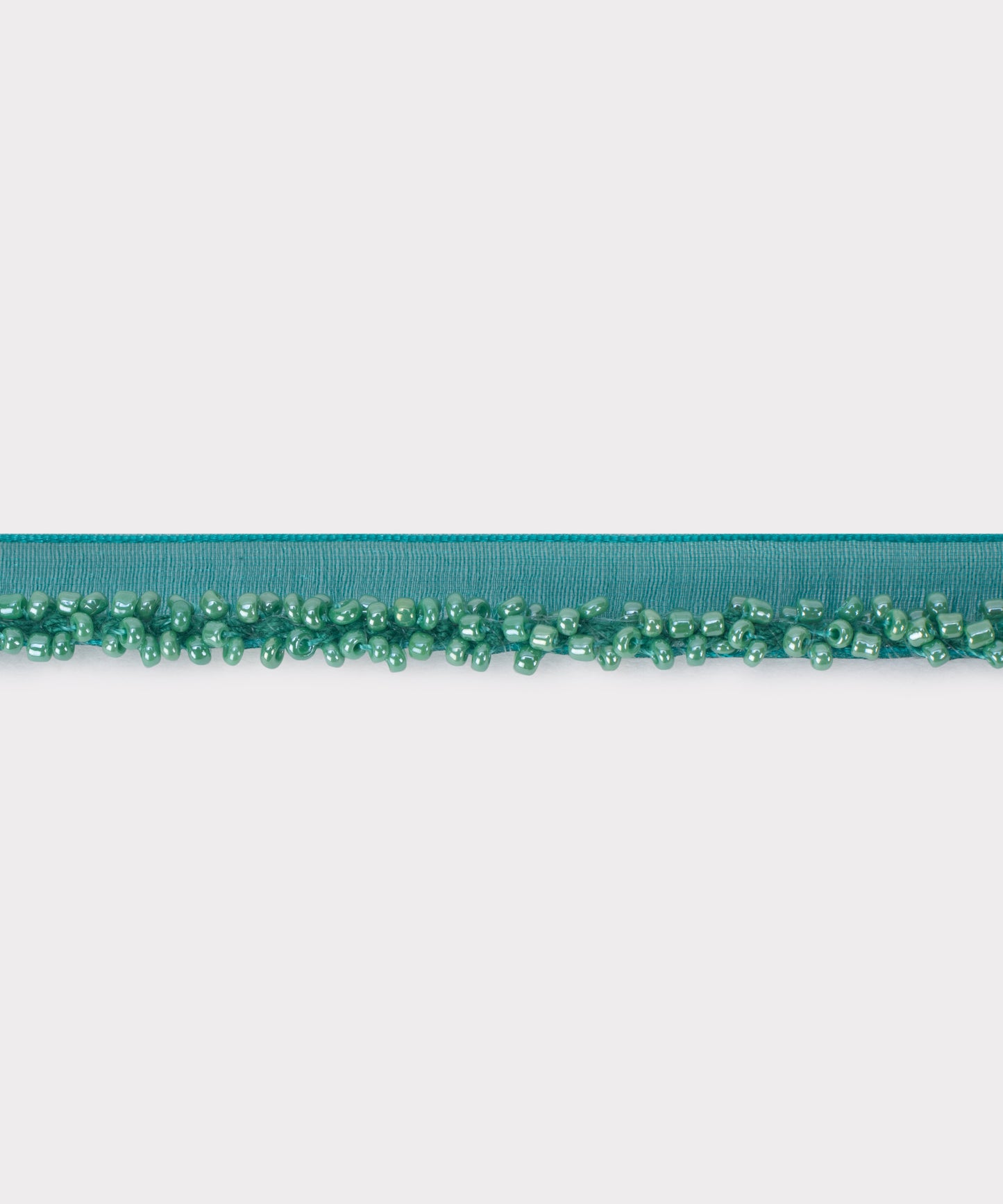 Green Beaded Lace Trim (Pack of 5 Meters)