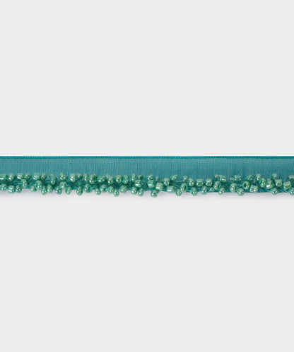 Green Beaded Lace Trim (Pack of 5 Meters)