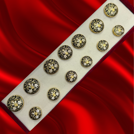 Sherwani Button (7 Big & 6 Small Pcs)