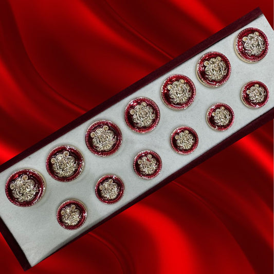 Sherwani Button (7 Big & 6 Small Pcs)