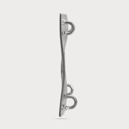 Designer Exclusive Square Silver Metal Button