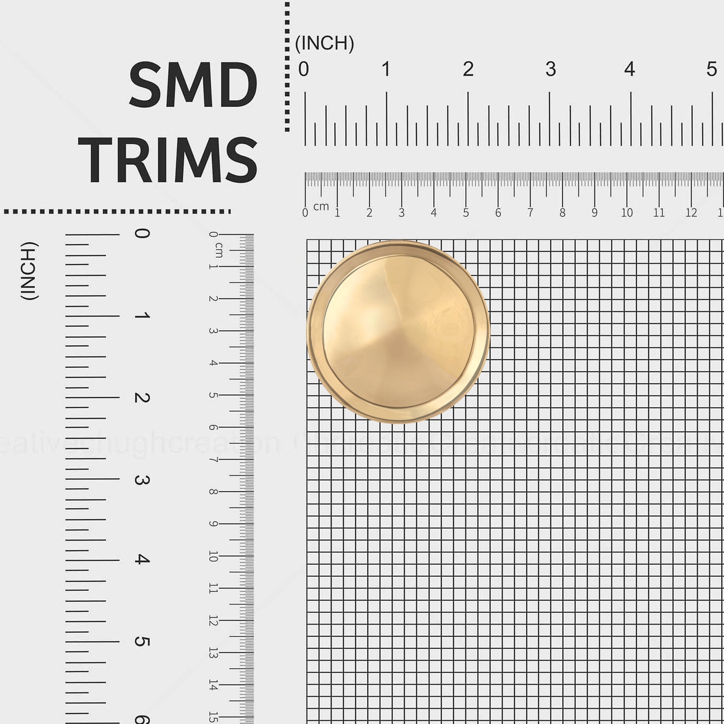 Couture Golden Shine Button