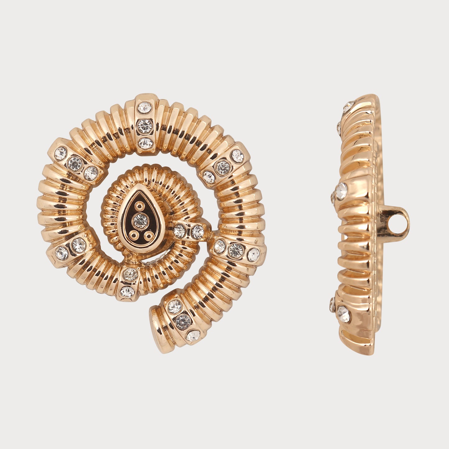 Sculpted Metal Button – Designer Edition