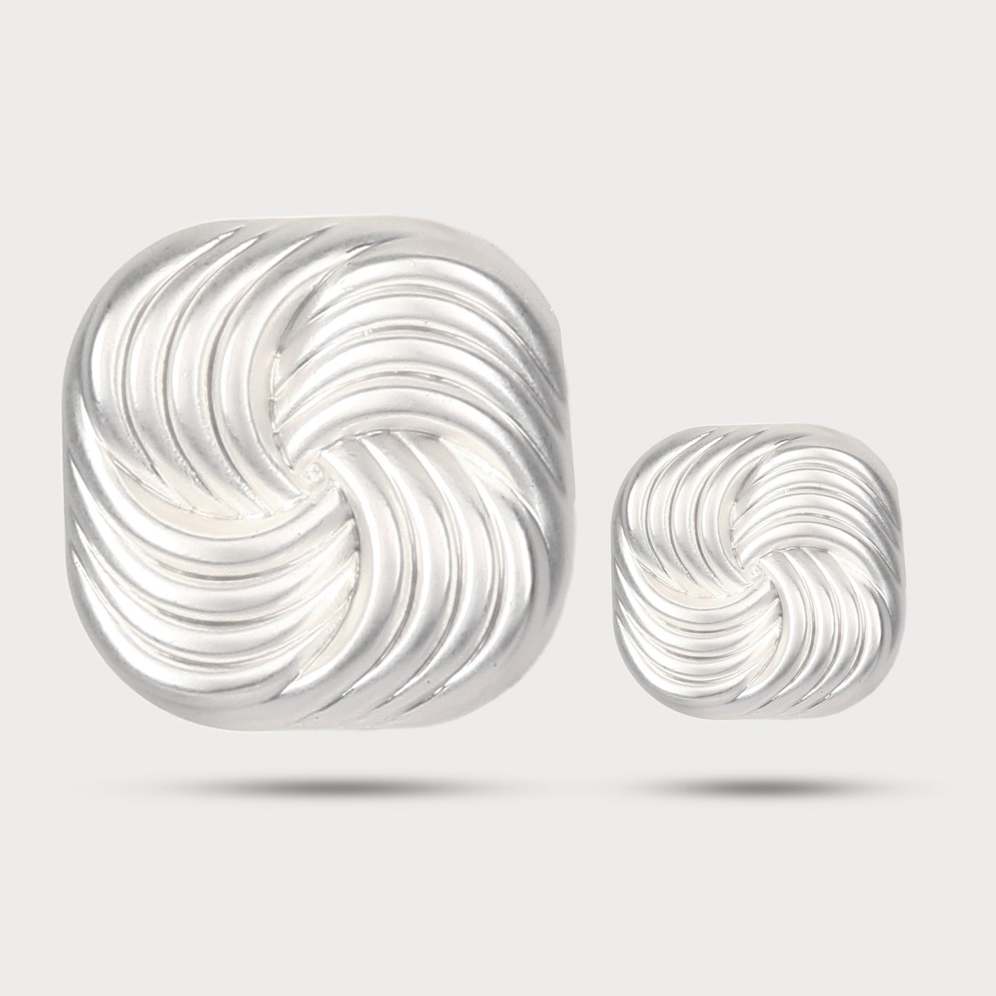Signature Series Silver Metal Button