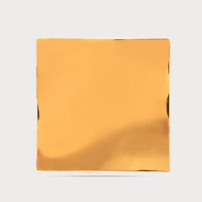 Designer Exclusive Square Golden Metal Button