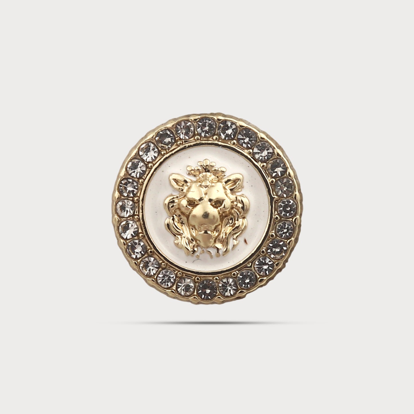 Designer Stone Metal Button