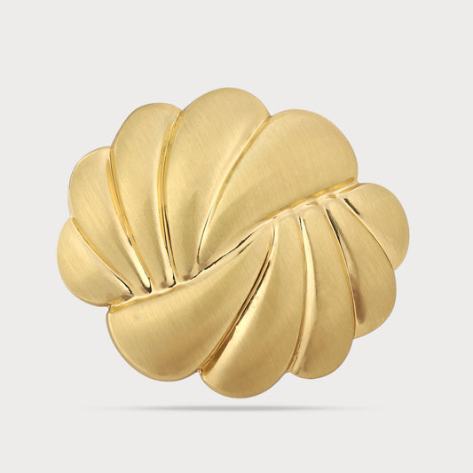 Bold Luxe Oversize Golden Button