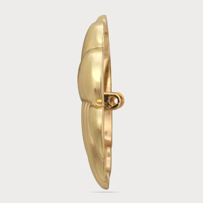 Bold Luxe Oversize Golden Button
