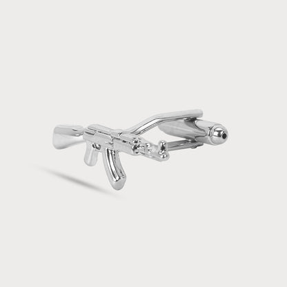 Bold Polished Silver Men's Cufflinks