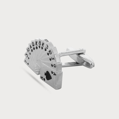 Refined Limited Edition Casino Cards Cufflinks