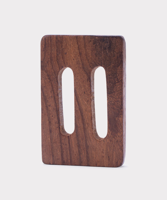 Natural Wooden Buckle Rectangular Shape (Pack of 1 Pc)