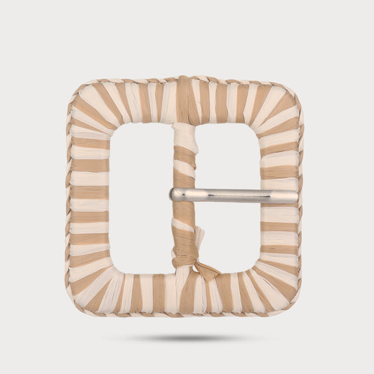 Crafted Raffia Designer Buckle
