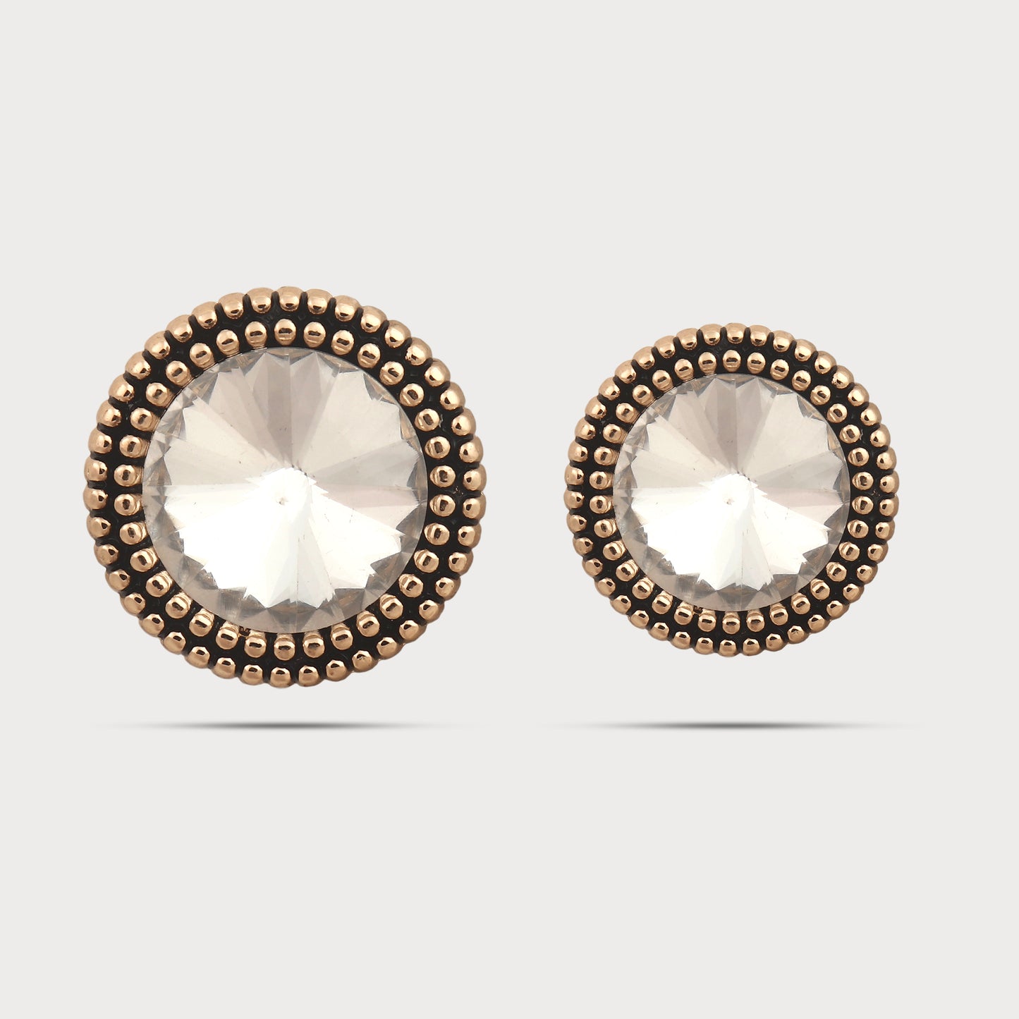 Luxury Stone Metal Button
