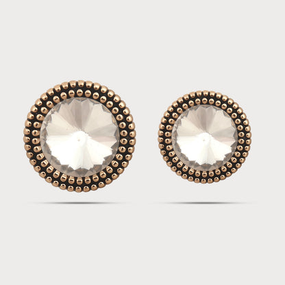 Luxury Stone Metal Button