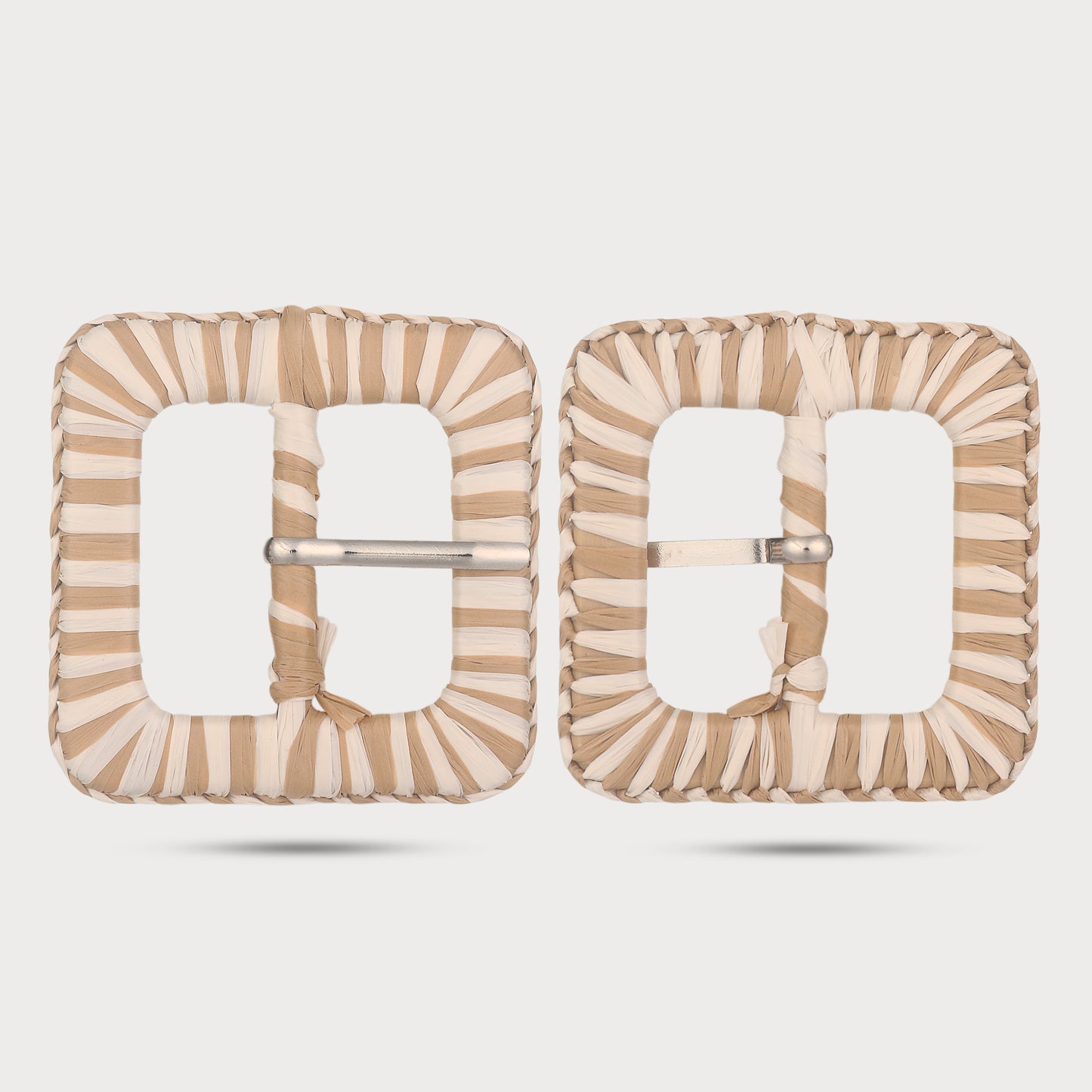 Crafted Raffia Designer Buckle