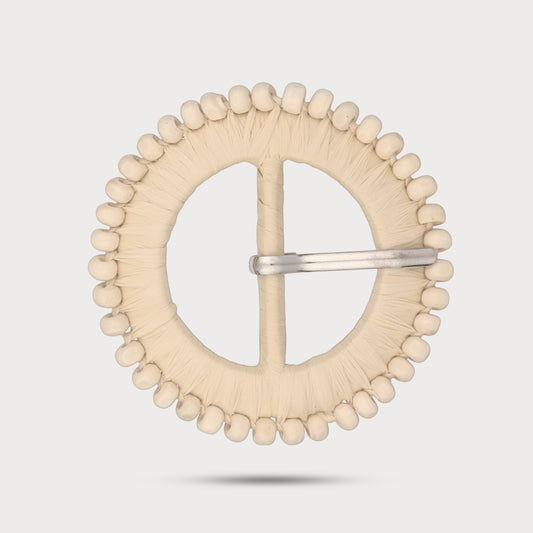 Artisan Weave Raffia Buckle