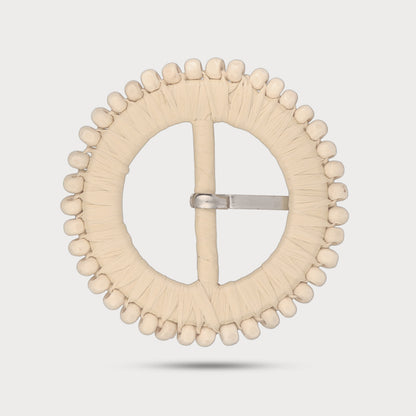 Artisan Weave Raffia Buckle