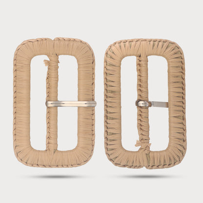 Studio Collection Weave Raffia Buckle