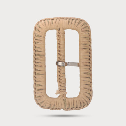 Studio Collection Weave Raffia Buckle