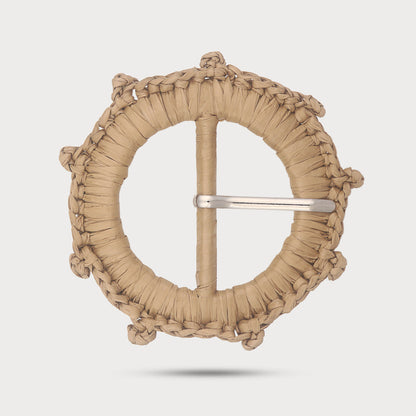 Boutique Weave Raffia Buckle