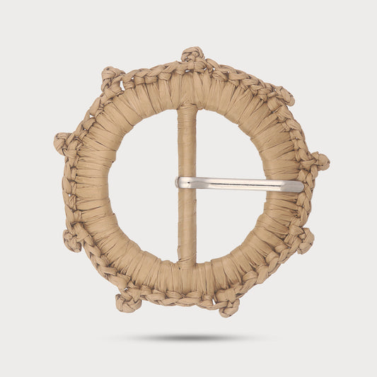 Boutique Weave Raffia Buckle