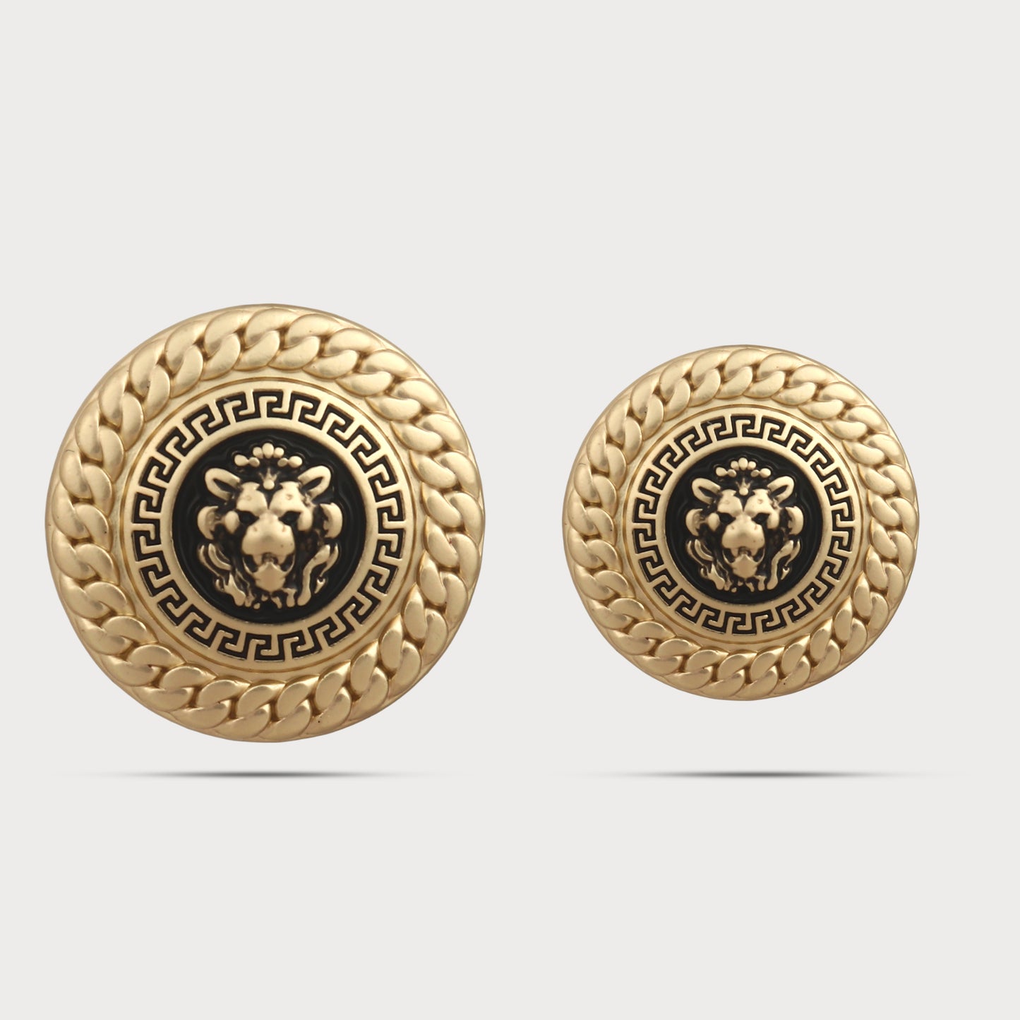 Premium Lion Gold Designer Button