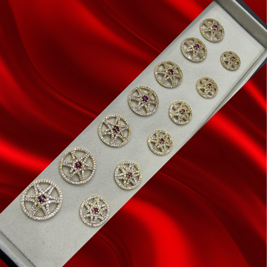 Sherwani Button (7 Big & 6 Small Pcs)