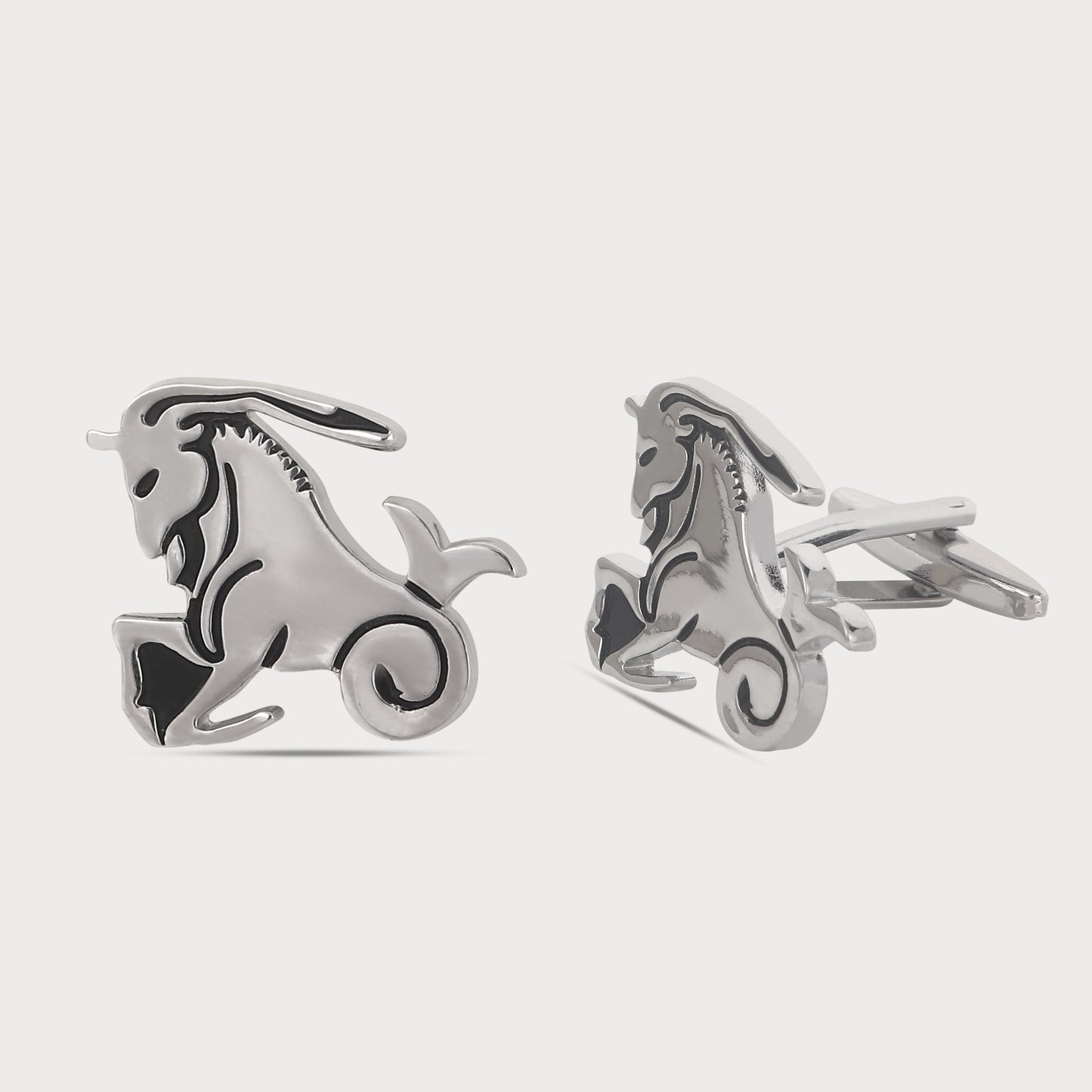Exclusive Dual Tone Bull Accent Cufflinks