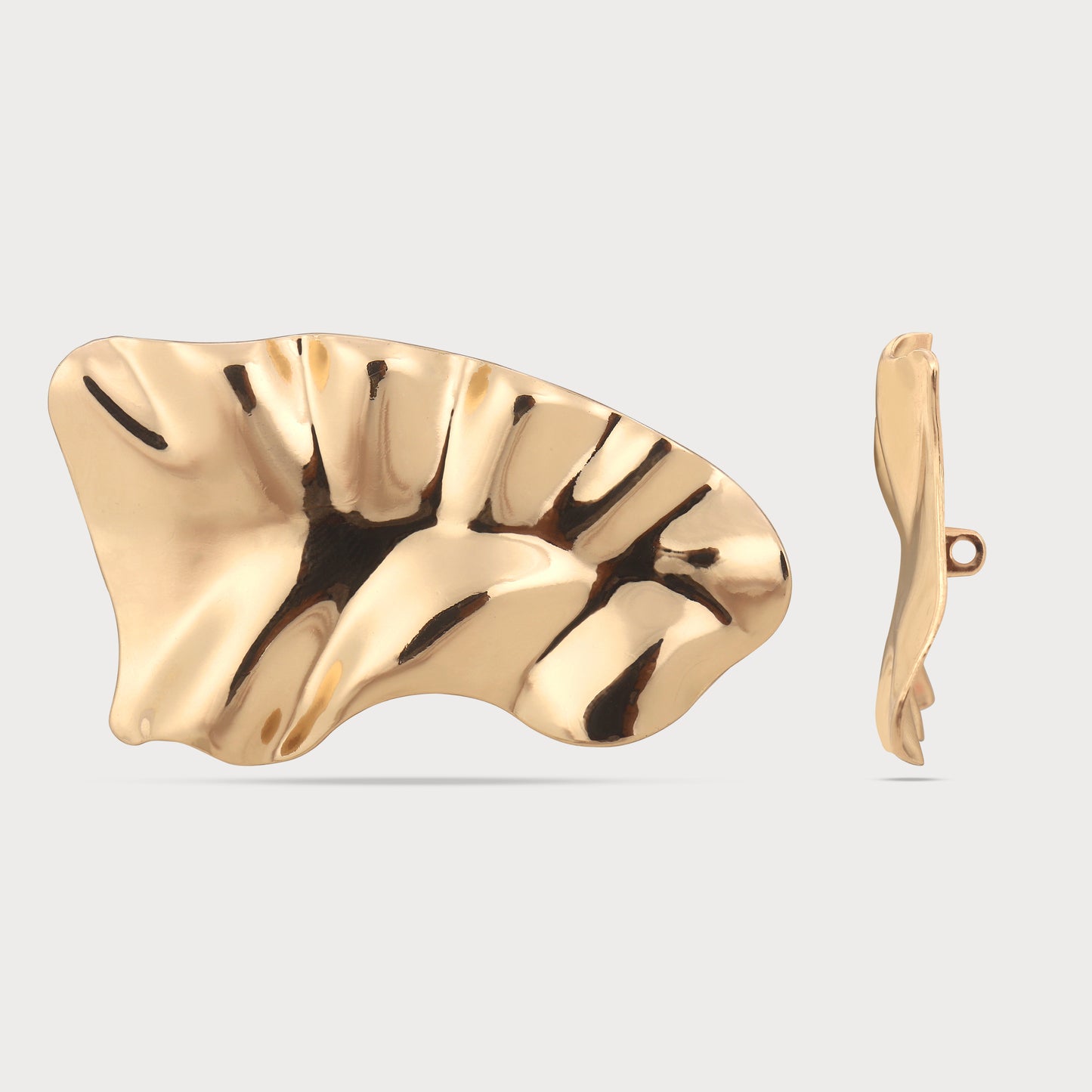 Oversize Metal Button – Designer Exclusive