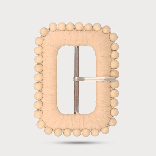 Runway Style Raffia Buckle