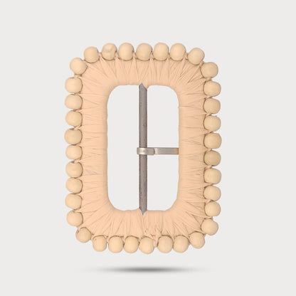 Runway Style Raffia Buckle