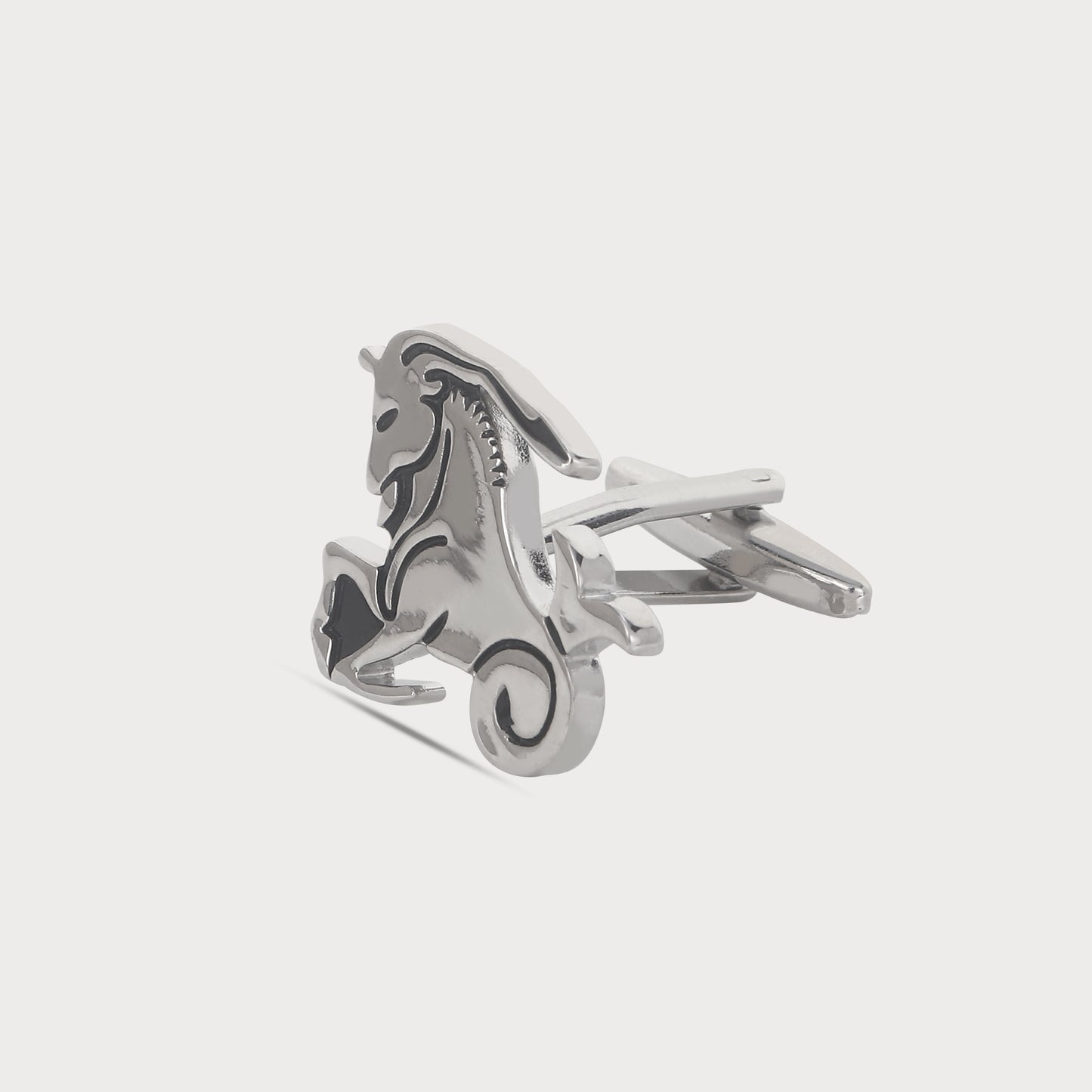 Exclusive Dual Tone Bull Accent Cufflinks
