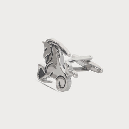 Exclusive Dual Tone Bull Accent Cufflinks