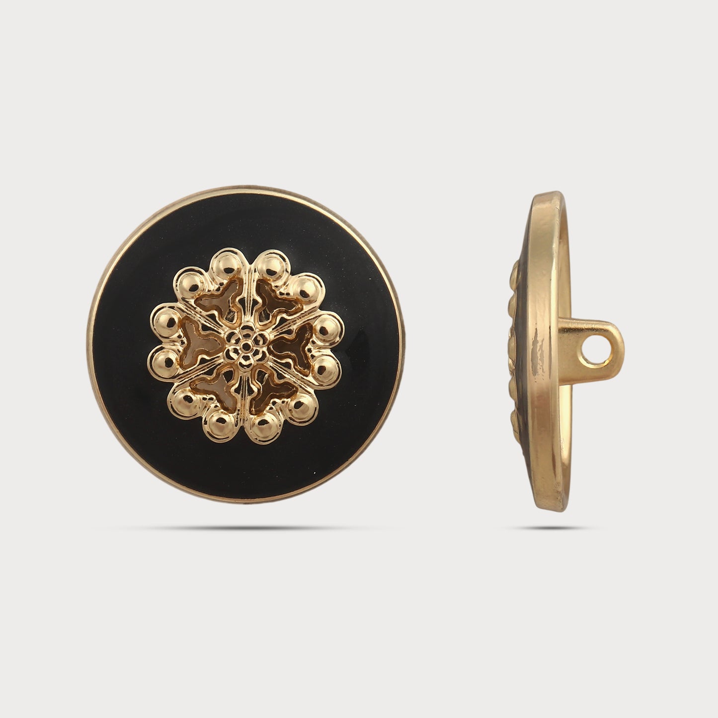 Couture Designer Metal Button