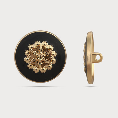 Couture Designer Metal Button
