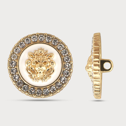 Statement Metal Buttons for Designer Garments