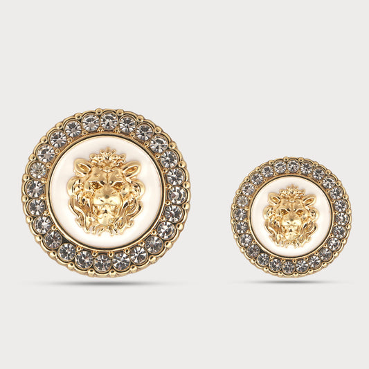 Statement Metal Buttons for Designer Garments