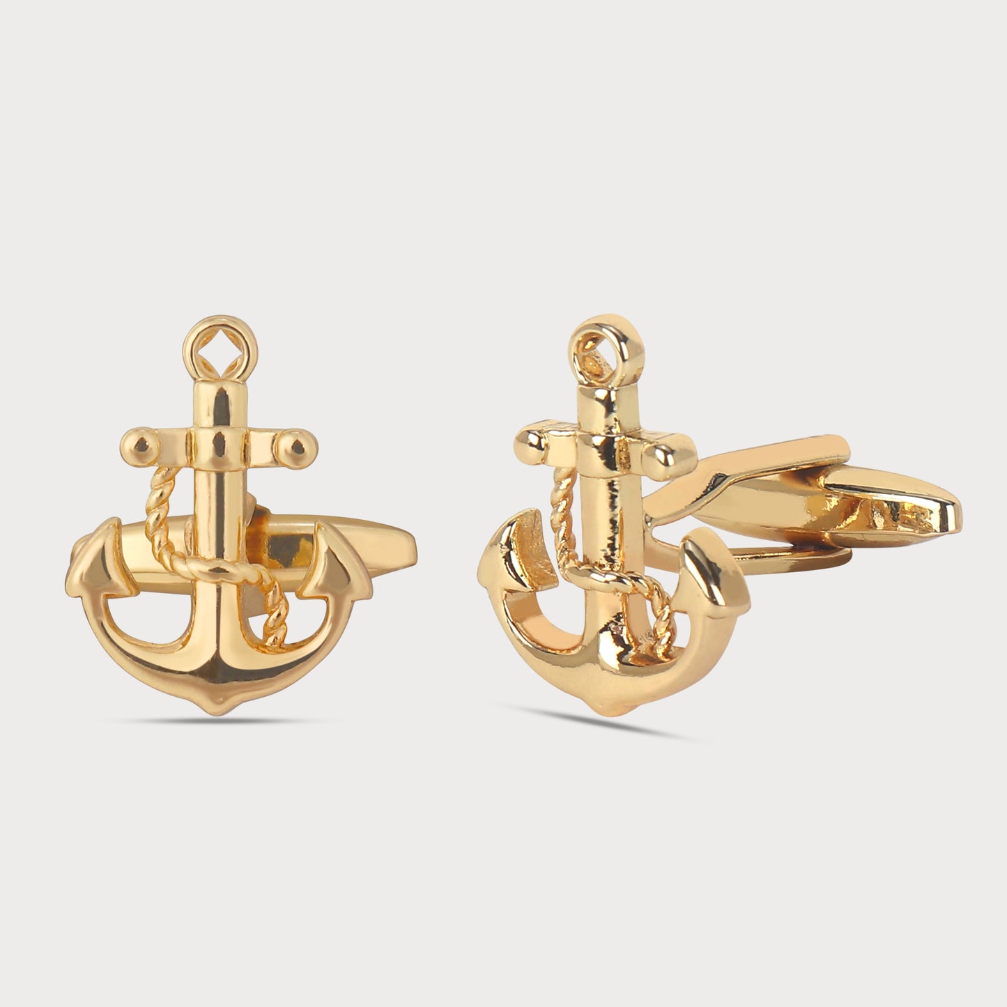 Premium Shining Golden Metal Cufflinks