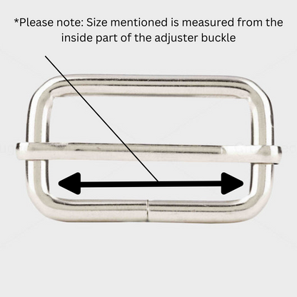 Multi-use Metal Silver Adjustable Buckle