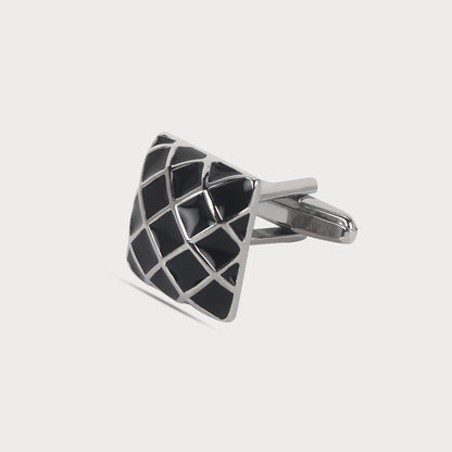 Stylish Dual Tone Pattern Designer Cufflinks