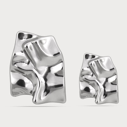 Modern Glam Statement Silver Metal Buttons