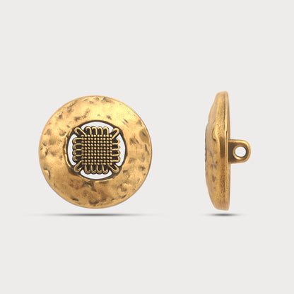 Runway Antique Finish Button