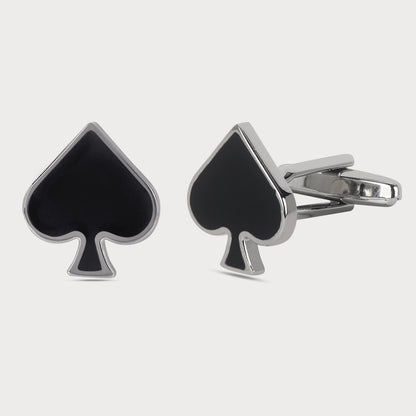 Luxe Ace of Spades Designer Cufflinks